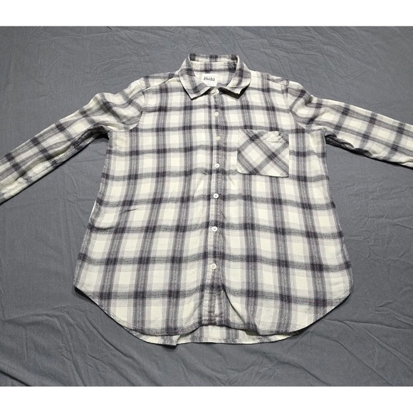 Mudd Flannel Shirt Check Pattern Womens Large - Picture 3 of 13